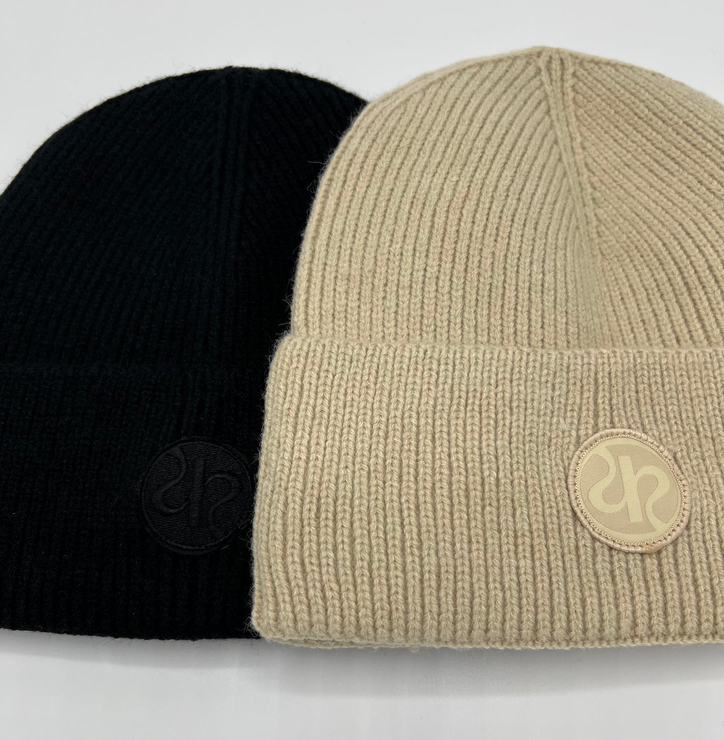 NEW - Silk Lined Knitted Beanie - Beige